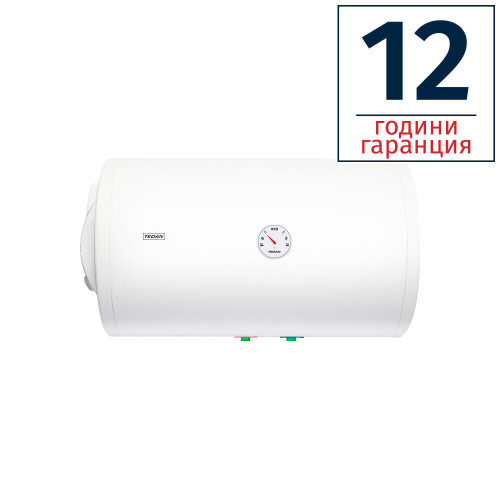 БОЙЛЕР TEDAN STANDARD INOX 80л, хоризонтален, неръждаем, ел. изводи отляво, тръби отдолу, 2kW